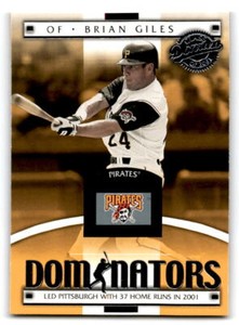 2001 Donruss Class of Dominators # DM-19 Brian Giles