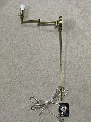 Robert Abbey Sofia One Light Wall Brass Swinger Sconce Light Fixture - Image 1 of 4