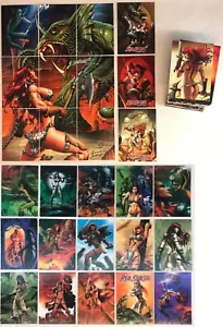 RED SONJA (BREYGENT 2012) Complete Base Card Set with ALL 27 CHASE CARDS - Bild 1 von 6