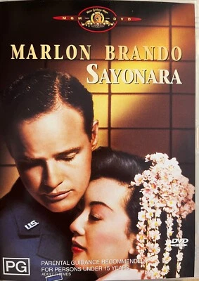 SAYONARA DVD 1957 Joshua Logan Marlon Brando Miyoshi Umeki AS NEW! - Image 1 of 2