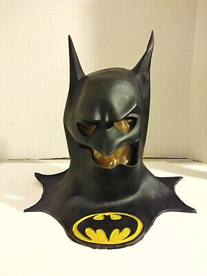 Vintage 1989 1992 DC Comics Batman Returns Rubber Mask/Cowl Keaton The Flash!!  • 95.85£