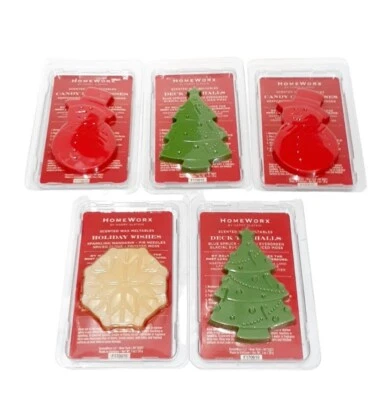 Homeworx por Harry Slatkin Navidad Perfumado Cera Meltibles Set VER DESCRIPCIÓN Foto 1 de 2