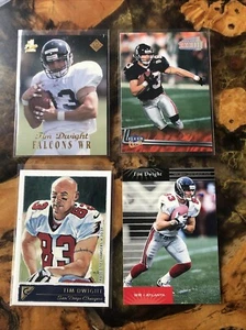 TIM DWIGHT football Card Lot. Atlanta Falcons - Picture 1 of 5