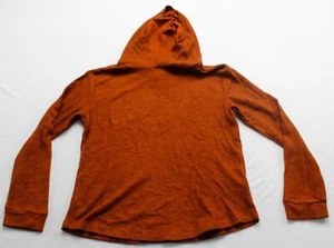 Rumi + Ryder Kids' The Long Sleeve Hooded Waffle Tee WR4 Orange Medium NWT - Picture 1 of 3