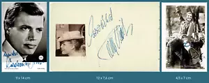 Romy Schneider, Magda Schneider, and K.H. Boehm, 3 Authentic Autographs CoA - Picture 1 of 4