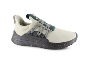 ADIDAS Lite Racer Adapt 5.0 Beige/Charcoal Running Shoes  Mens Cloudfoam NEW Box - Picture 1 of 10
