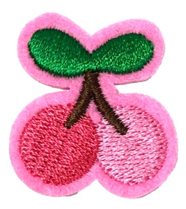 Parche Coser Hierro Bordado Ropa Sombreros Chaquetas Abrigo Fruta Cerezas A238 - Imagen 1 de 3
