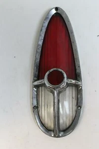 OEM GM Rear Turn Signal Bezel & Lens 1956-1957 Hudson Hornet  (678B) - Picture 1 of 5