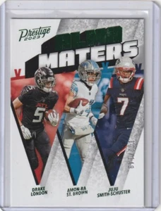 Drake London Amon-Ra St.Brown Juju Smith-SchusterAlma Maters 102/149 Prestige - Picture 1 of 2