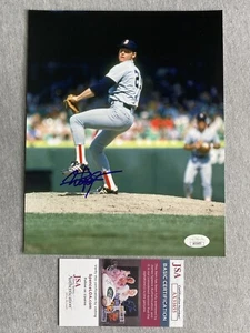 BOSTON RED SOX- ROGER CLEMENS AUTOGRAPH 8x10 ACTION PHOTO JSA AX31655 - Picture 1 of 1