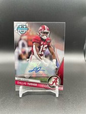 2023 Bowman University DALLAS TURNER Auto Autograph - Alabama Crimson Tide