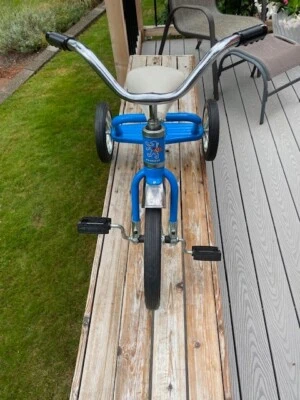 Peugeot trike, vintage. hard rubber tires, new, very few exist    - Image 1 of 4