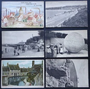 Dorset SWANAGE Collection of 6 Old c1904 to c1910 Postcards - Picture 1 of 16