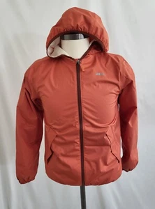 REI Co-op Kids Unisex Large 14/16 Hooded Soft Shell Windbreaker Orange Jacket  - Picture 1 of 9