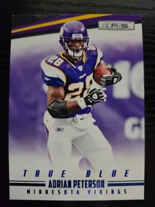 2012 Rookie & Stars Adrian Peterson True Blue Parallel #80 Vikings - Picture 1 of 2