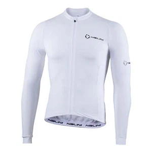 Camiseta deportiva de ciclismo de manga larga para mujer Nalini FINALITA (blanca) XS-XL - Imagen 1 de 7