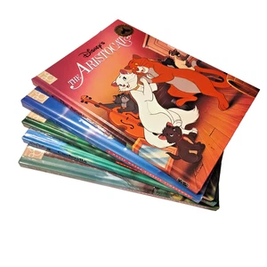 Disney Classic Storybook Lot of 5 – Aristocats Cinderella Jungle Book Peter Pan - Picture 1 of 13