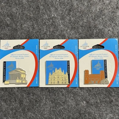 都灵 2006 年冬季奥运会 DUOMO PORTE PARATINE 徽章(3 件装) — 第 1/4 张图片