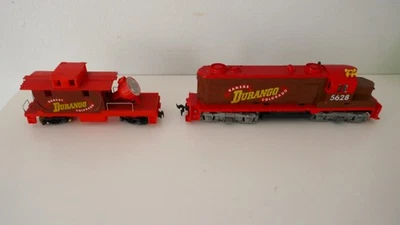 Локомотив и вагон для технического обслуживания Tyco Kansas Durango Colorado No5628 - Изображение 1 из 4