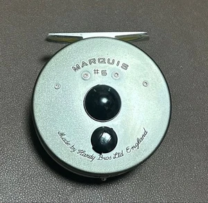 Carrete de pesca con mosca Hardy MARQUIS #5 color plata - Imagen 1 de 6