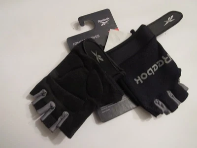 NUEVO CON ETIQUETAS Guantes de fitness Reebok color negro y astilla M Mujer Foto 1 de 3