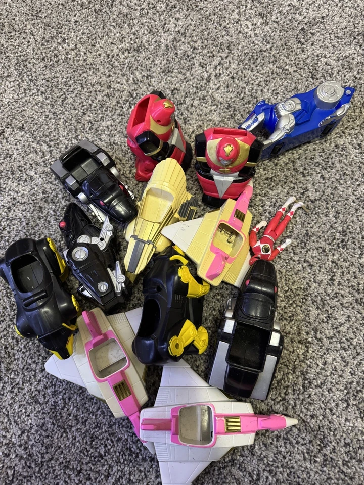 Lote de veículos vintage 1995 McDonald’s Power Rangers The Movie - Imagem 1 de 1