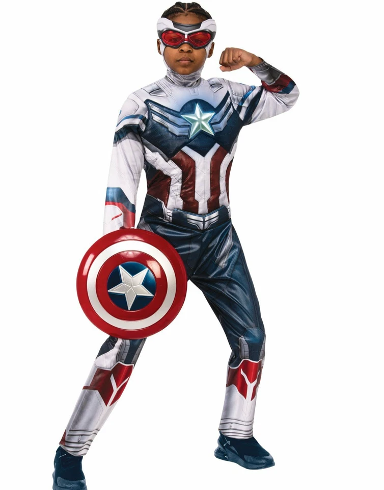 Falcon Winter Soldier Captain America Medium 8-10 Child Costume Walmart Rubies