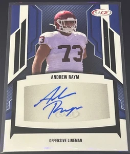 ANDREW RAYM RC 2024 SAGE ROOKIE AUTO - Picture 1 of 1