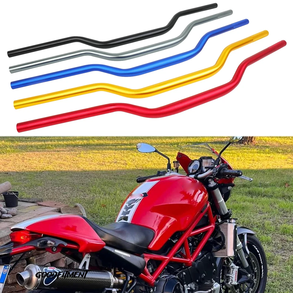 1 1/8" Motorcycle Handlebar Fat Bar For Ducati Monster S2R 1000 900 797 696 600 - Imagem 1 de 4