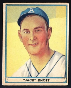 1941 Play Ball #68 JACK KNOTT, VG+-VG/EX, Atletica leggera - Foto 1 di 2