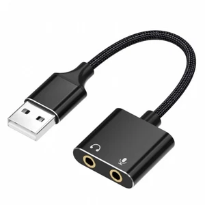 Plugs and Play USB Sound Card for Enhances Audios and Microphone Performances - Afbeelding 1 van 8