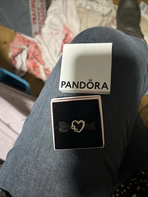 Berloque de coração genuíno Pandora Love You Mum Infinity prata esterlina 925 798825C00 - Imagem 1 de 4