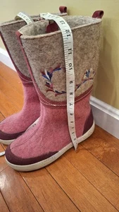 valenki ORIGINAL Traditional Russian felt boots with natural very warm felt fur - Picture 1 of 20