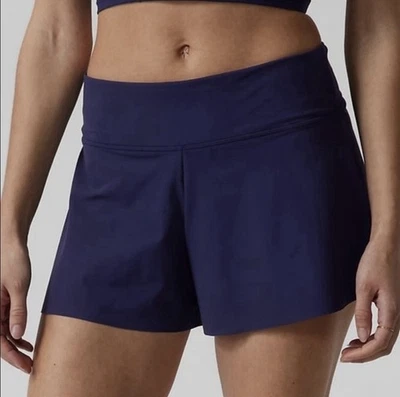 ATHLETA Makani Swim Short XL  X-Large | Dress Blue #531216 NEW - Image 1 of 3