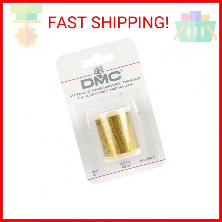 DMC Metallic Embroidery Thread 43.7yd - Gold - Image 1 of 1