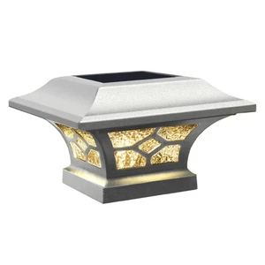SLZ332W Kingston Solar Post Cap,- Fits 2" x 2", 2.5" x 2.5" and 3" x 3" Posts... - Picture 1 of 9