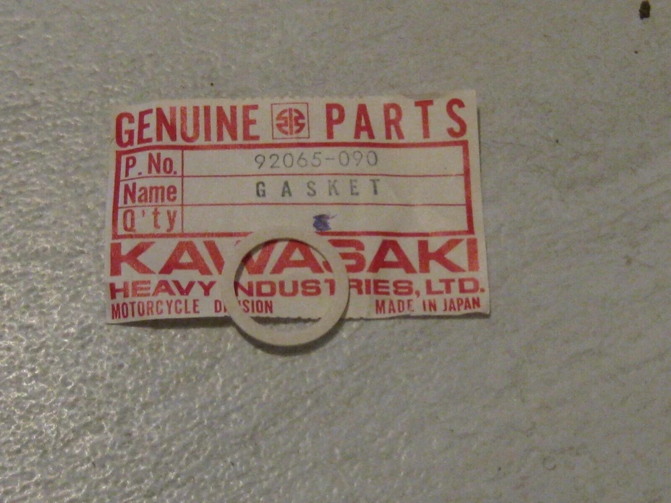 ПРОКЛАДКА БАРАБАНА ДЛЯ ЗАМЕНЫ ТРАНСМИССИИ KAWASAKI 92065-090 НОВАЯ ИЗ СТАРЫХ ЗАПАСОВ КОЛ-ВО 2 - Изображение 1 из 4