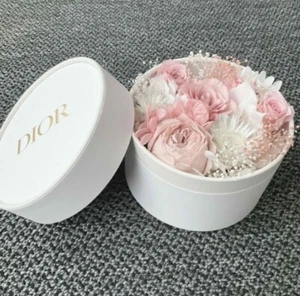 LAST ONE SHIP TODAY   Christian Dior JAPAN Novelty Artificial Flower box holiday - Picture 1 of 2