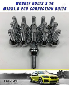 Alloy Wheel Wobble Bolts Fits Renault Kadjar Kangoo Kaptur M12x1.5 Wobbly Pcd - Picture 1 of 1