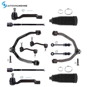 12pc Front Upper Control Arm Tie Rod End Sway Bar For 1993-1997 Ford Thunderbird - Picture 1 of 11