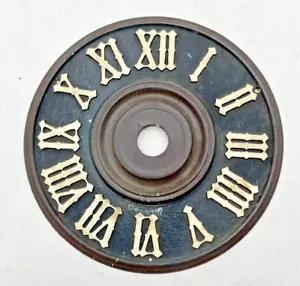 Kuckucksuhr Kunststoff Zifferblatt 3-1/8" Durchmesser römische Ziffern (CM64-9480) - Bild 1 von 3