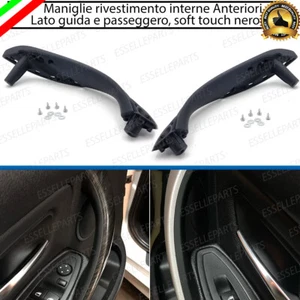 MANIGLIE INTERNE BMW SERIE 3 F30 F31 ANTERIORI LATO GUIDA LATO PASSEGGERO NERO - Foto 1 di 11