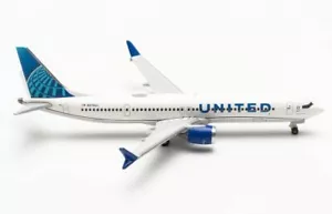 New! Herpa 536691 United Airlines Boeing 737 MAX 9, reg. N37522 - 1:500 diecast - Picture 1 of 1