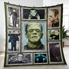 Frankenstein Quilt, Frankenstein - Shelley Mary Quilt Blanket Soft and Cozy
