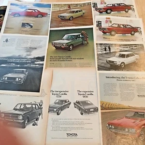 10 Vintage Magazin Toyota Autoanzeigen - Bild 1 von 5