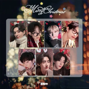 Juego de 7 tarjetas fotográficas ENHYPEN ROMANCE: NO CONTADAS Navidad hechas a sí mismas - Imagen 1 de 4