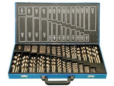 Metallbohrer-Set 230-tlg. 1-13 mm HSS-R EG Spiralbohrer DIN 338 - PeTools