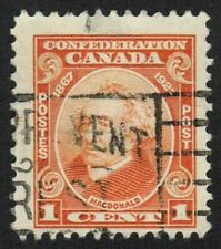 Canada sc#141 60th Ann. of Confederation: Sir John A. Macdonald, Used