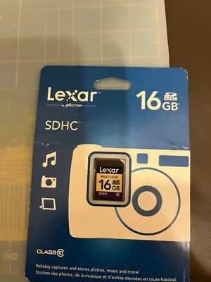 Lexar 16GB SD / SDHC Multi Use Memory Card. - Image 1 of 3