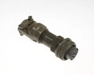 (2pcs) 10-214614-5S Bendix Straight Circular Military Connector - Picture 1 of 1